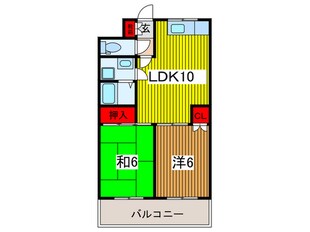 ロ－ゼブランシェの物件間取画像